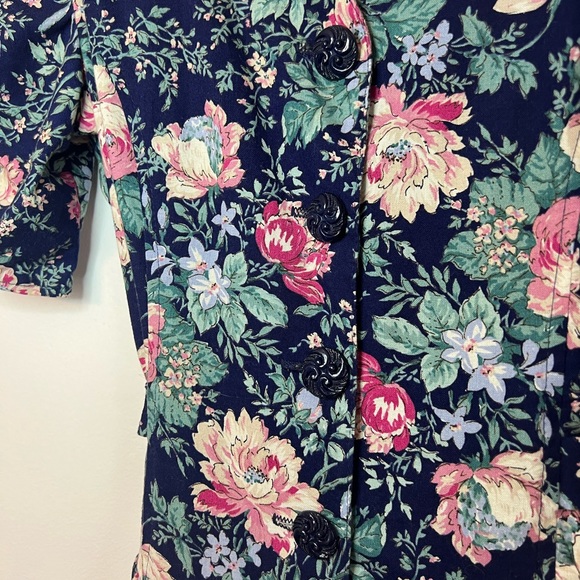Vintage floral dress size 3 - Picture 6 of 7